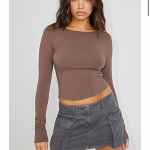 Garage Gray Skort
